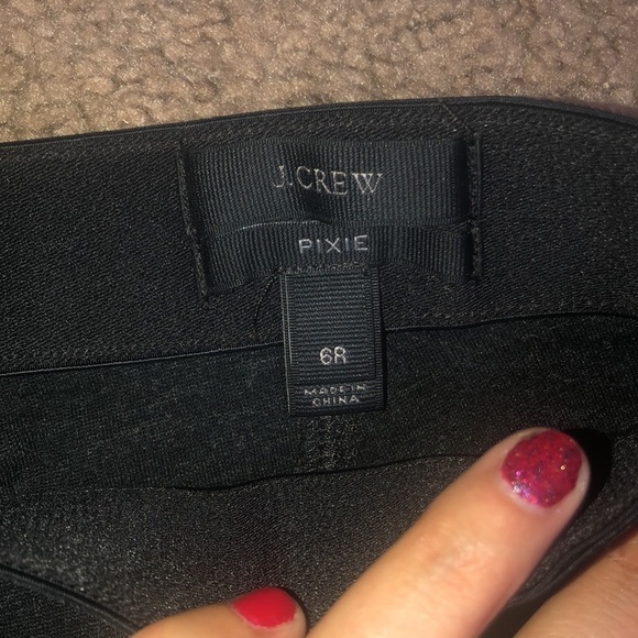 J. Crew Pixie Pant Ponte Knit Seam Stretch Tapered Legging Charcoal Gray 6 - Picture 7 of 9